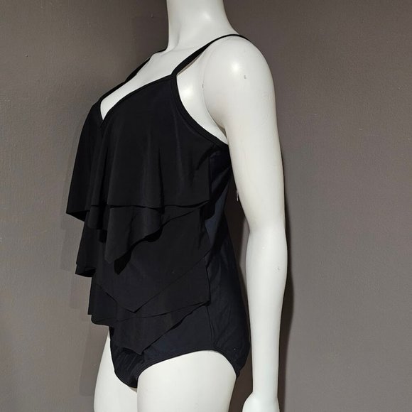 Beyond Control Solid Citizen Tiered One Piece Swimsuit - Picture 3 of 13